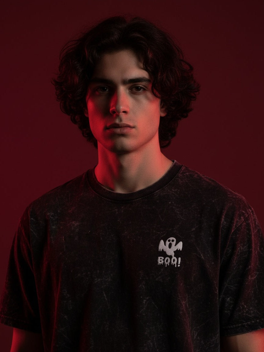 Luixs Premium Typography Printed Round Neck Cotton Oversized T-shirt