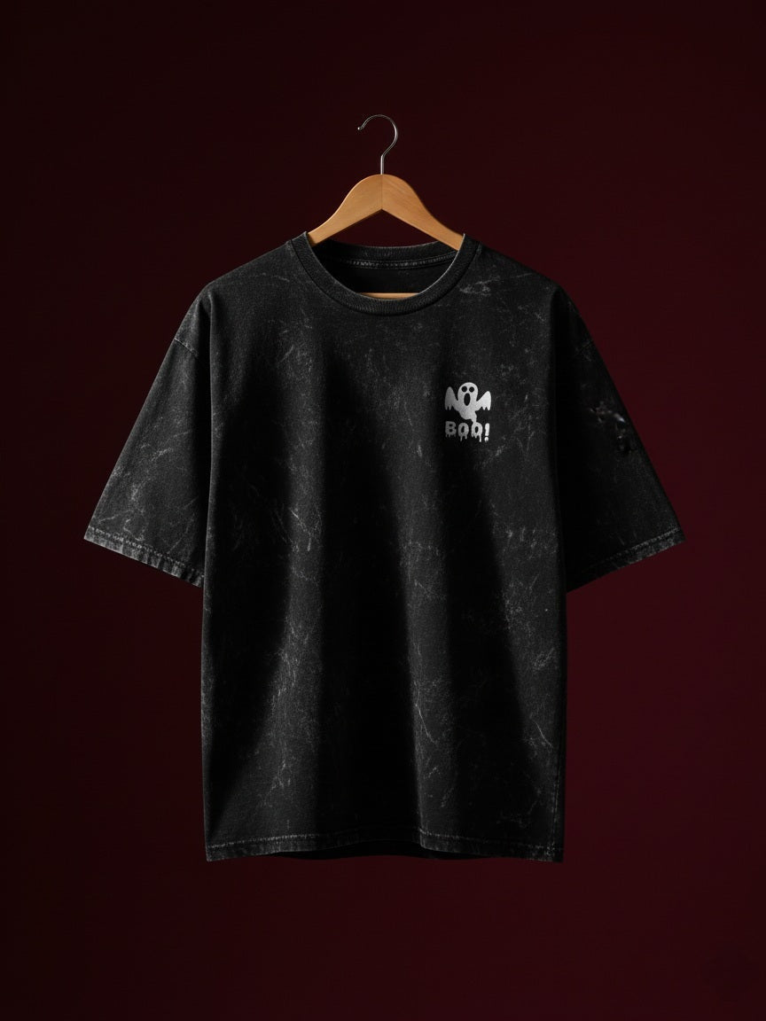 Luixs Premium Typography Printed Round Neck Cotton Oversized T-shirt