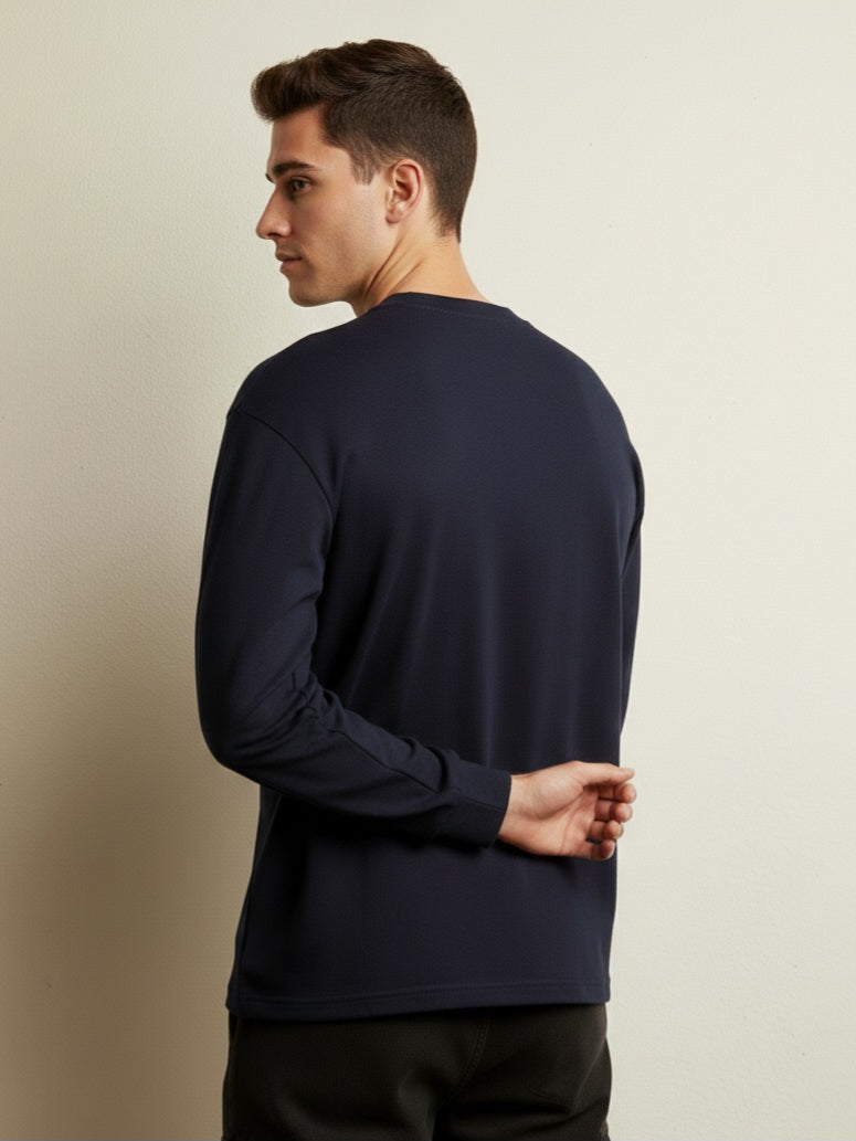 Luixs Men's Full Sleeve T-Shirt