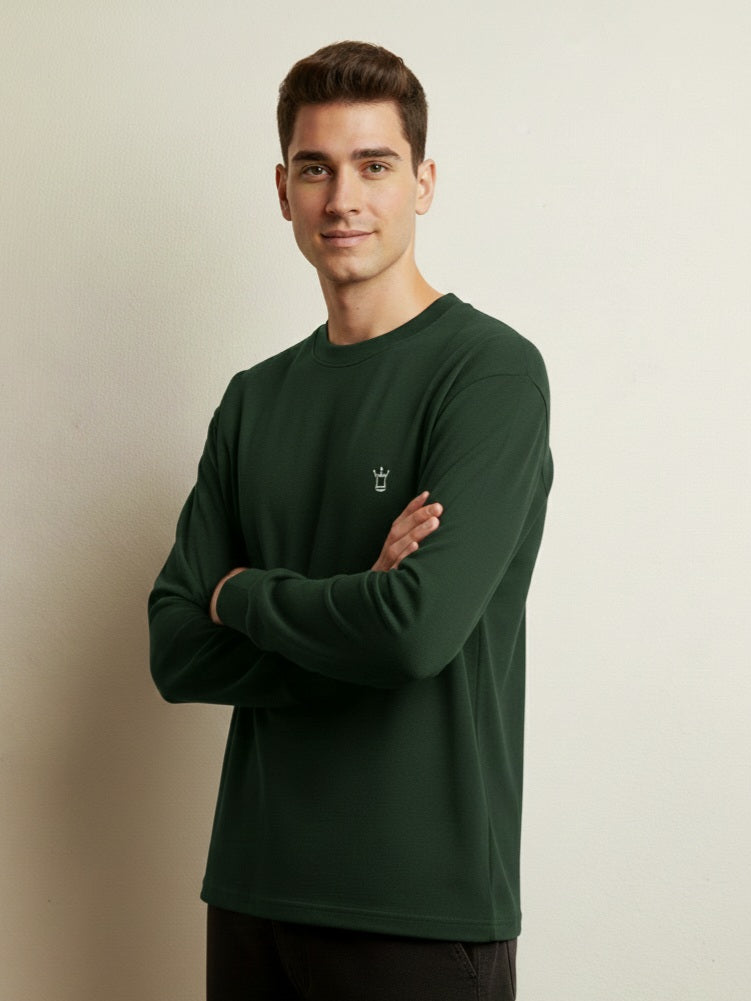 Luixs Men's Full Sleeve T-Shirt