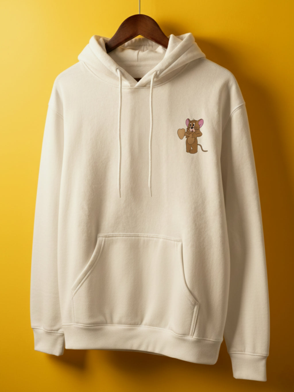 Luixs Embroidery – Premium Unisex Couple Tom ~ Jerry Hoodie