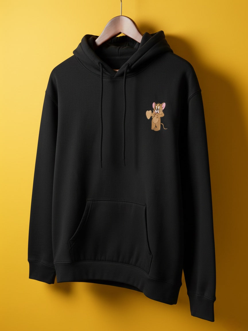 Luixs Embroidery – Premium Unisex Couple Tom ~ Jerry Hoodie